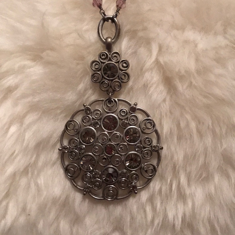 Sparkly Lia Sophia statement necklace